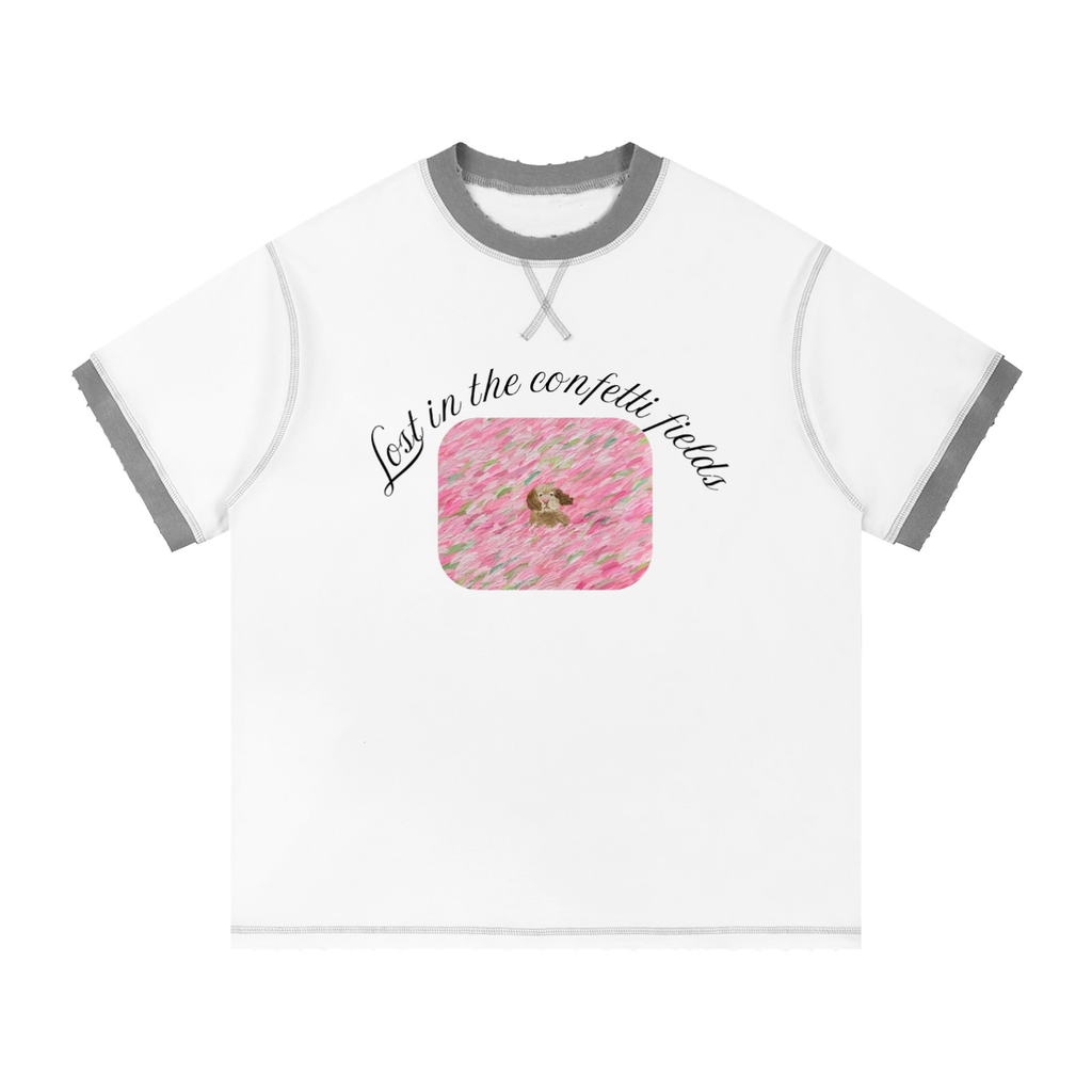 Contrast-Stitched Cotton T-Shirt