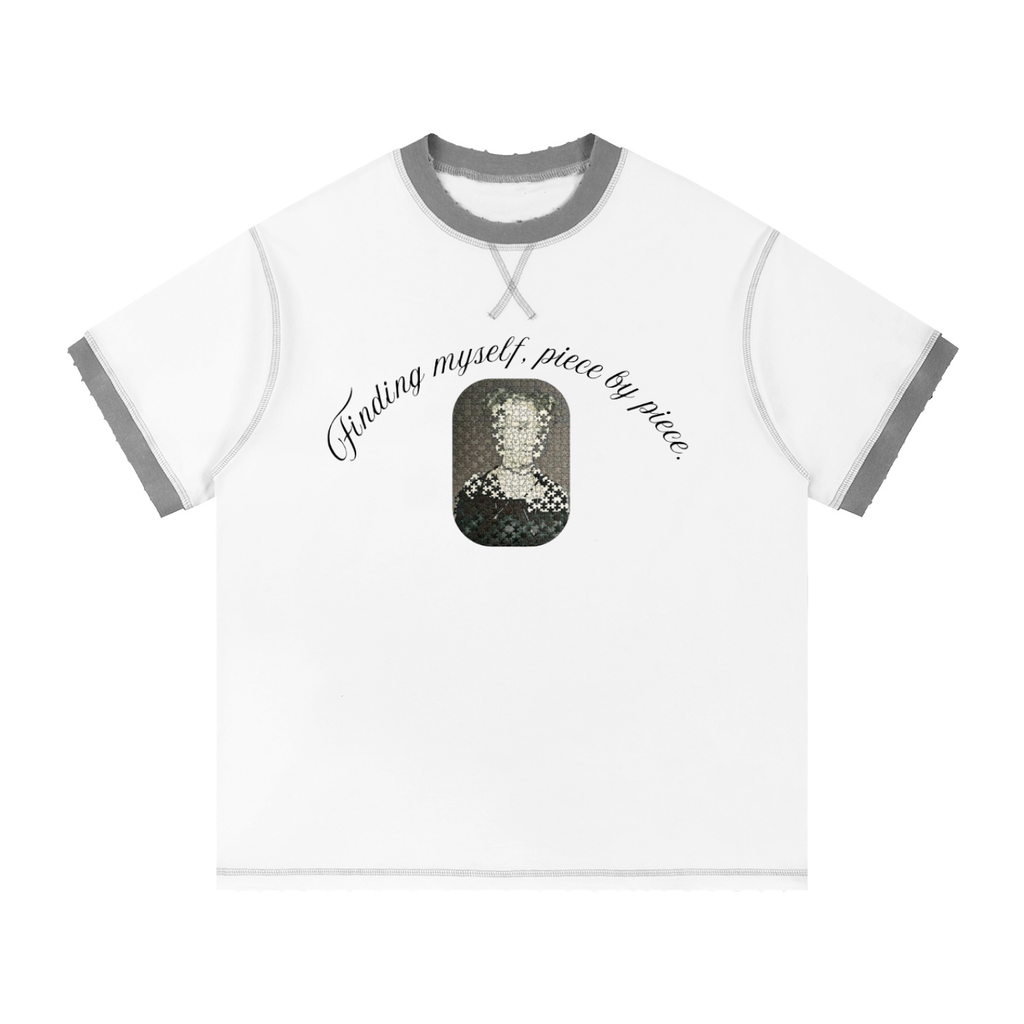 Contrast-Stitched Cotton T-Shirt