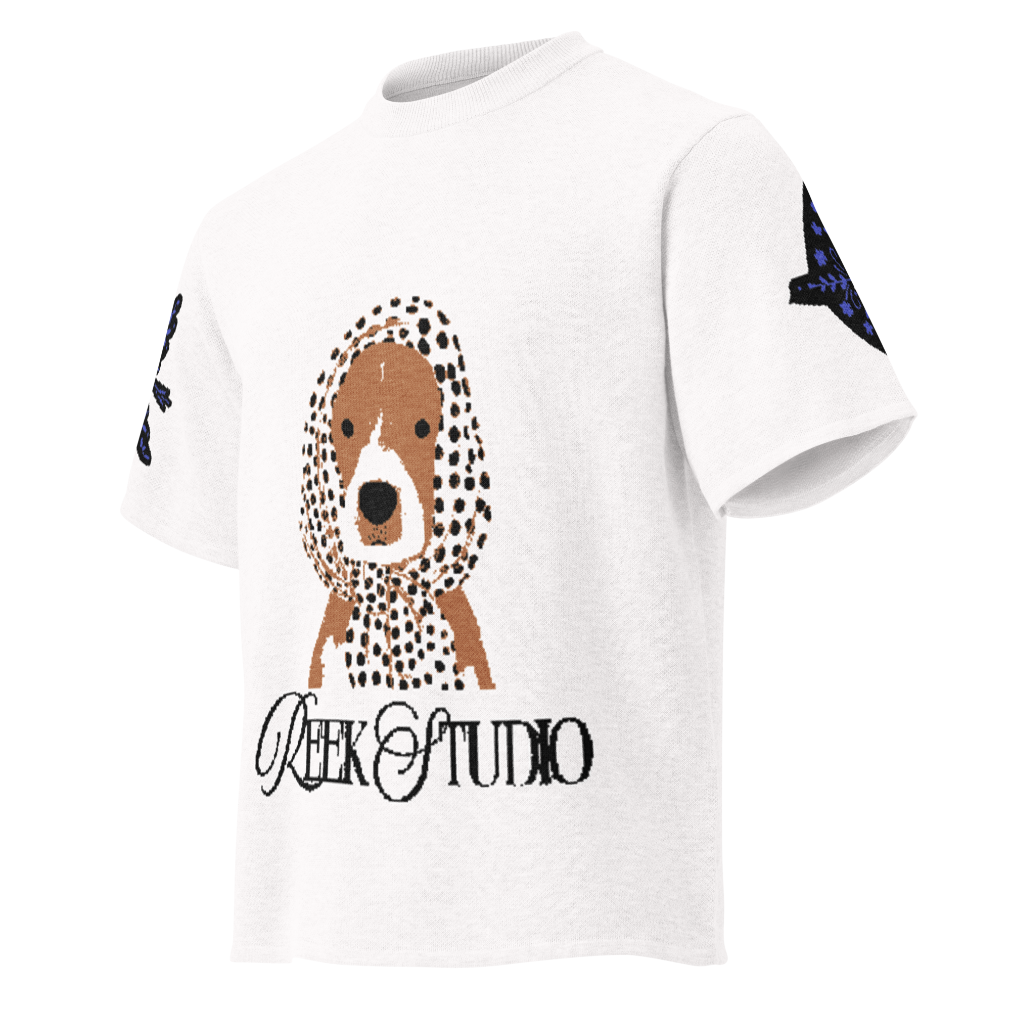 Shy dog | Knitted classic tee